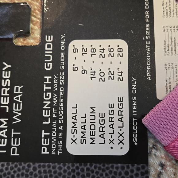 NFL New England Patriots Pink Pet Jersey Size XS - Picture 3 of 5